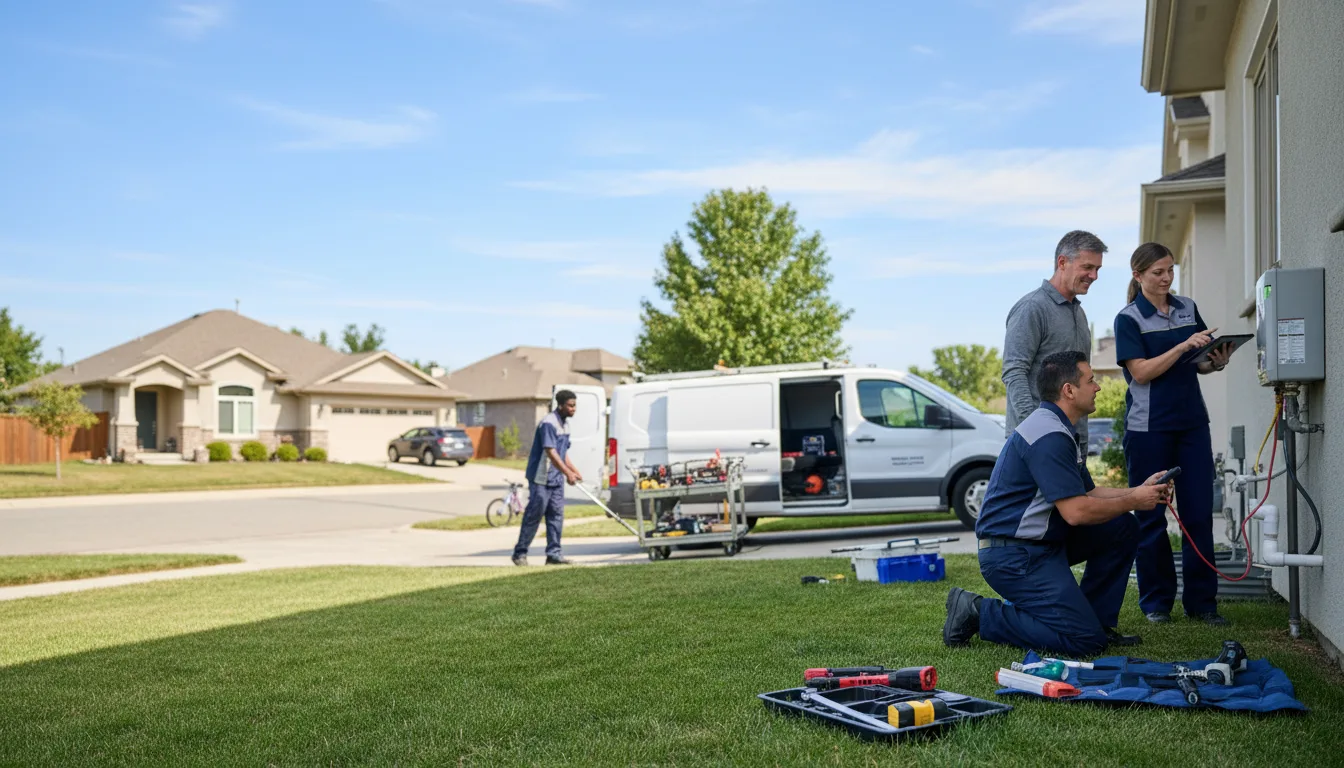 Tankless water heater service in Saxis, VA